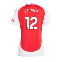 Camiseta Arsenal Jurrien Timber #12 Primera Equipación Replica 2024-25 para mujer mangas cortas